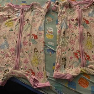 Little sleepies princess 6-12 shorties